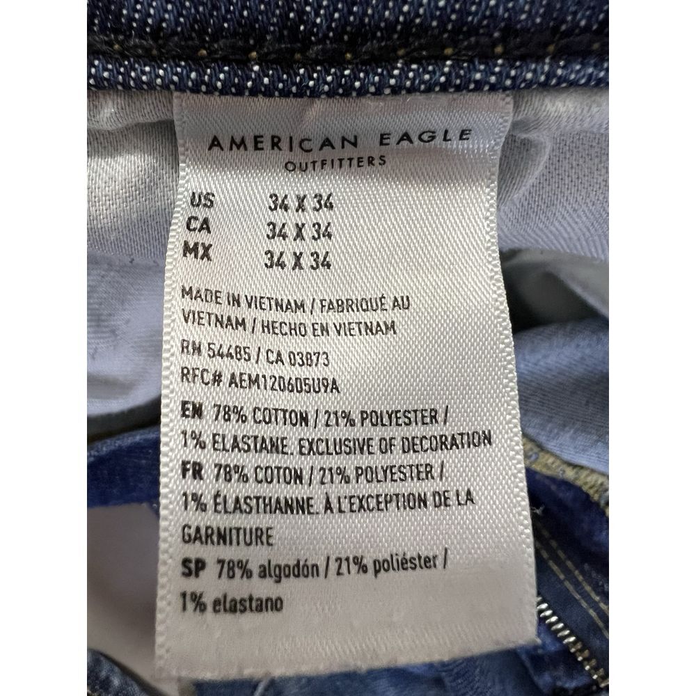 AMERICAN EAGLE  Original‎  Straight Leg Jeans Men's 34x34 (34x32.5) - Picture 7 of 9